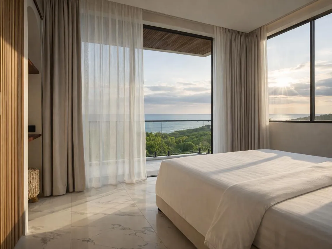 White Residence, Villa 231 — bedroom with ocean view